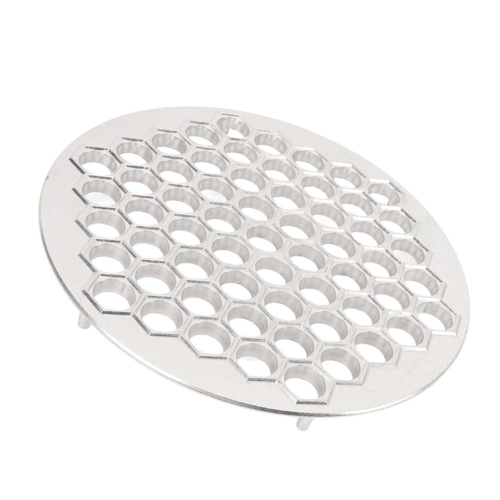 Kitchen Tool 61 Holes Dumpling Mold Dishwasher Safe Aluminum Alloy Ravioli Maker Efficient Time-saving Pelmeni Maker Potstickers