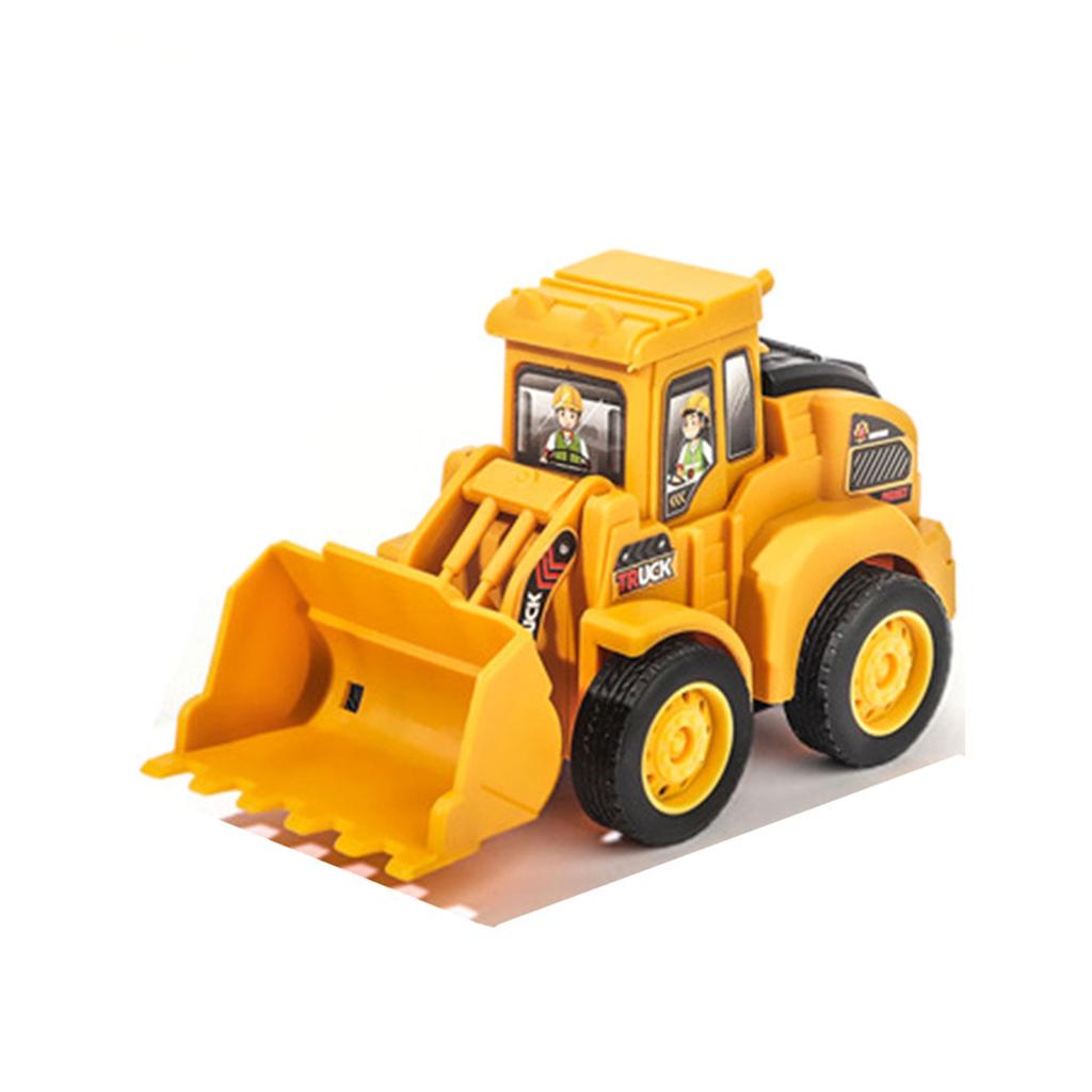 Kids Toy Car Construction Vehicle Press and Go Inspire Imagination and Operation Skills DIY Stickers for Added Fun
