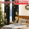 2D Flat Printing,2pcs 2026 Celebration(6) Modern Curtains&Drapes Polyester Easy Install Curtains Decorations For Home Ldeal for