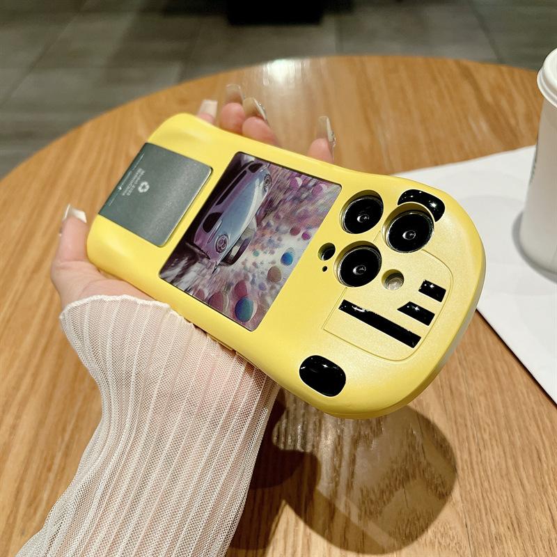 Sports Car Bracket Suitable For 12promax 3D Phone Case Couple Car Soft Shell Racing Car 15 Push-pull Bracket