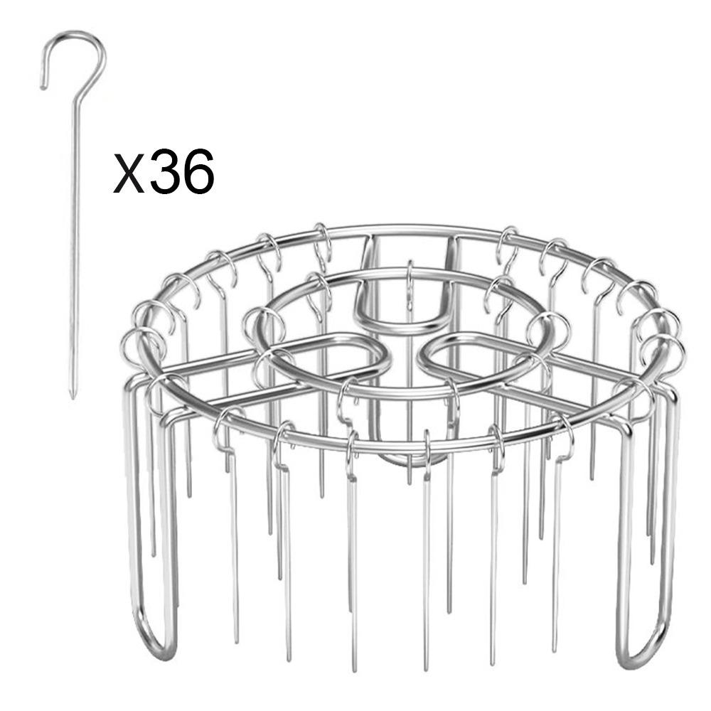 Detachable Vertical Grill Rack Vertical Barbecue Skewer Bracket  for Air Fryer Accessory