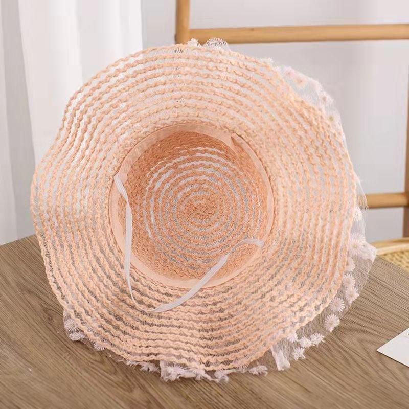 Girl's Hat Summer Thin Fisherman's Hat Cute Sunscreen Breathable Children's Sunscreen