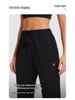 Unisex Quick-Dry Breathable Running Pants with Double Side Pockets and Elastic Drawstring