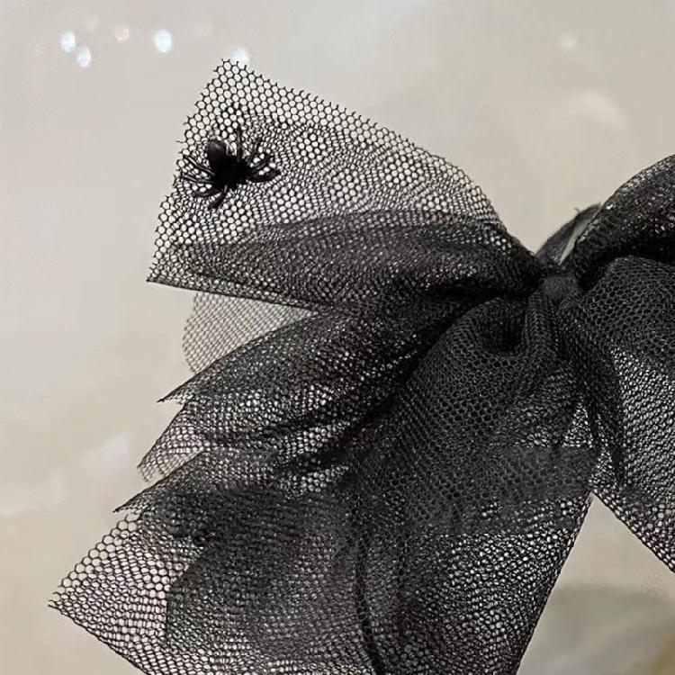 Vintage Gothic Lace Bow Headband Womens Headpiece Wedding Halloween Headwear
