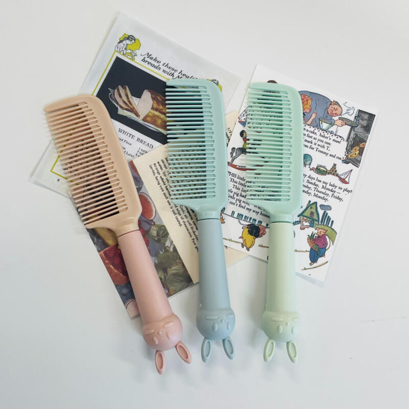 Rabbit Mini Hand Mirror Comb Set Hair Handle Comb Makeup Pretty