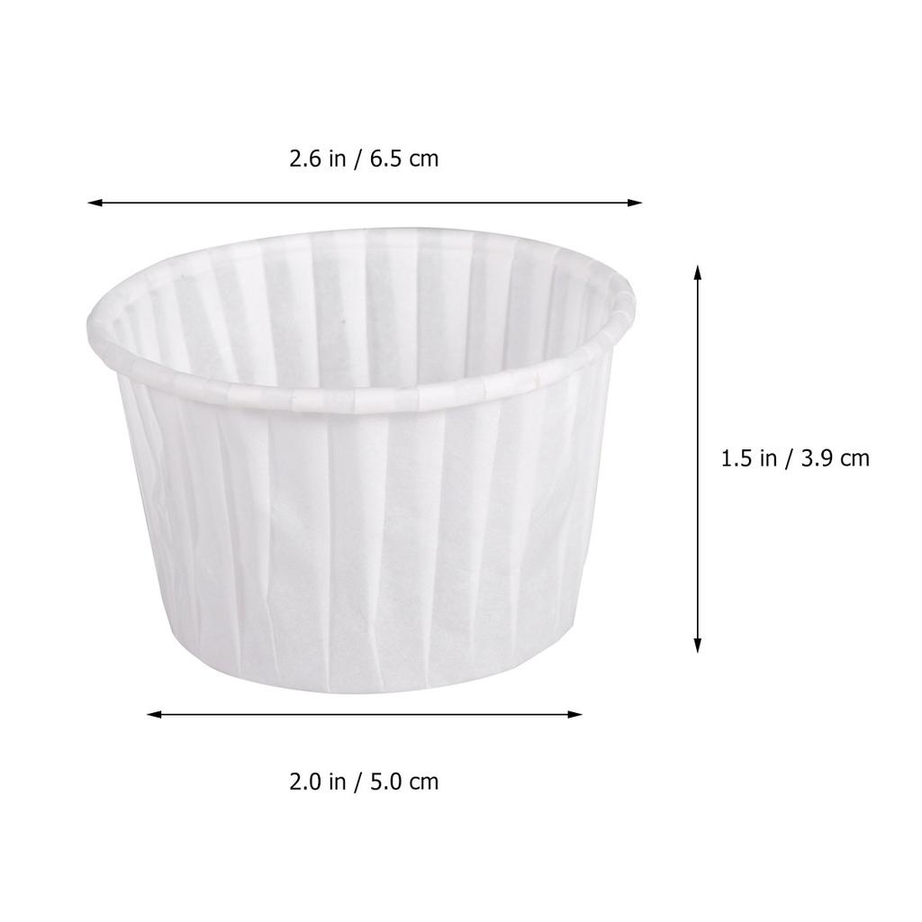 60Pcs Muffin Cups Premium Cake Liners Baking Supplies for Cupcakes Cheesecakes Eggs Mousse Baby Shower Birthday