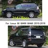 Car TPU/Glossy Mirror Pillar Post Cover For Lexus GX GX400 GX460 2010 2011 2012 2013 2014-2018 Door Trim Window Molding Sticker