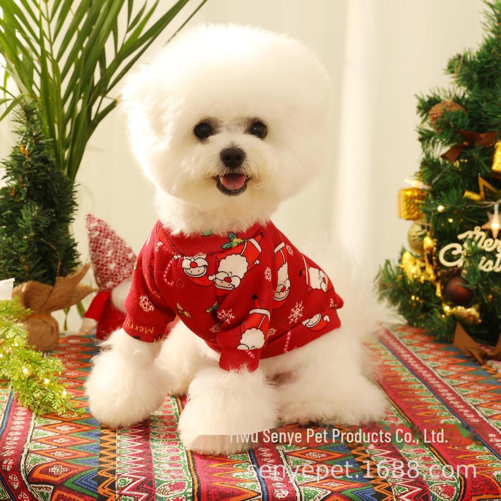 Dual-Color Pet Winter Hats: Festive Cat & Dog Costume for Christmas Season