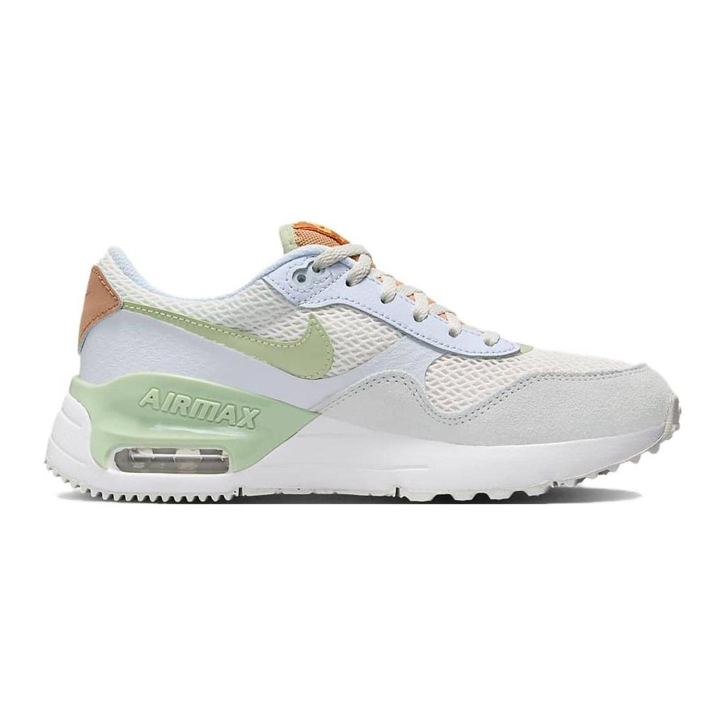 Nike Air Max SYSTM GS Phantom Honeydew Kids Sneakers White Football-Grey Amber-Brown DQ0284-006
