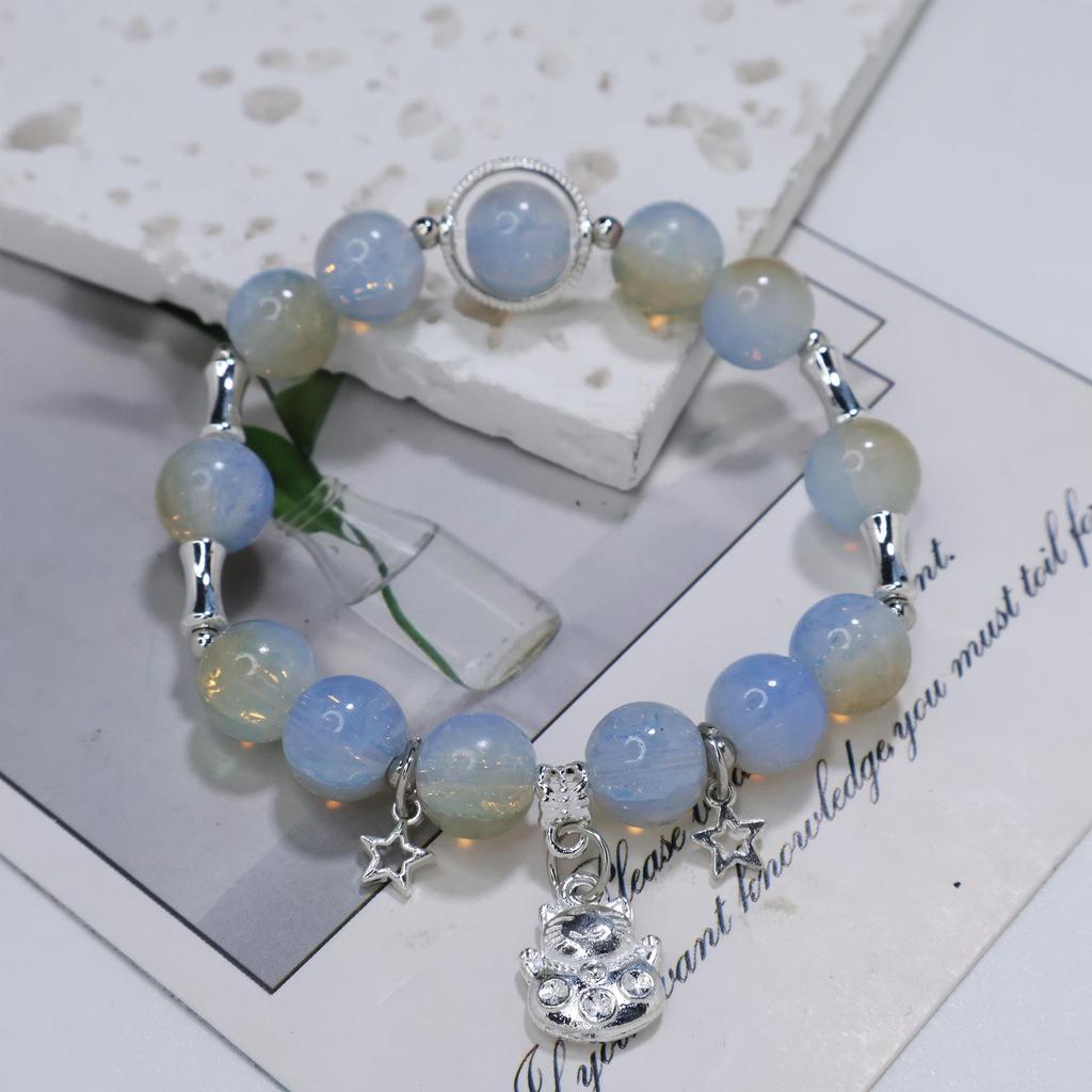 Mori Style Mermaid Crystal Bracelet – Versatile Niche Design for Women, Ideal for Students and Best Friends