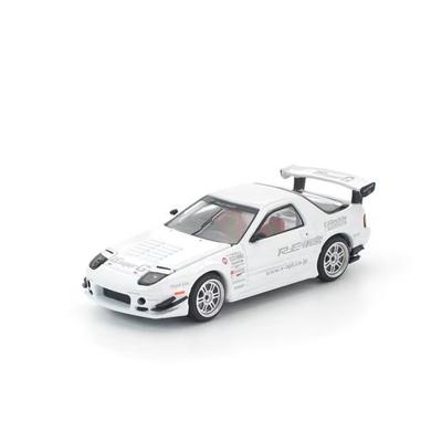 POP RACE MAZDA RX7 FC3S WHITE 1/64 RE-AMEMIYA