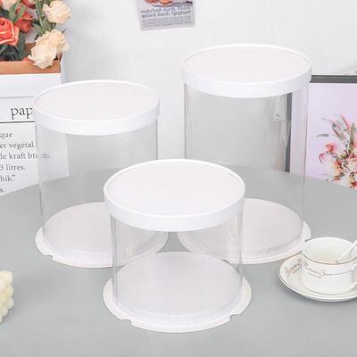 Transparent Round Cake Boxes
