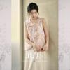 Damenweste im neuen chinesischen Stil mit Jacquardmuster