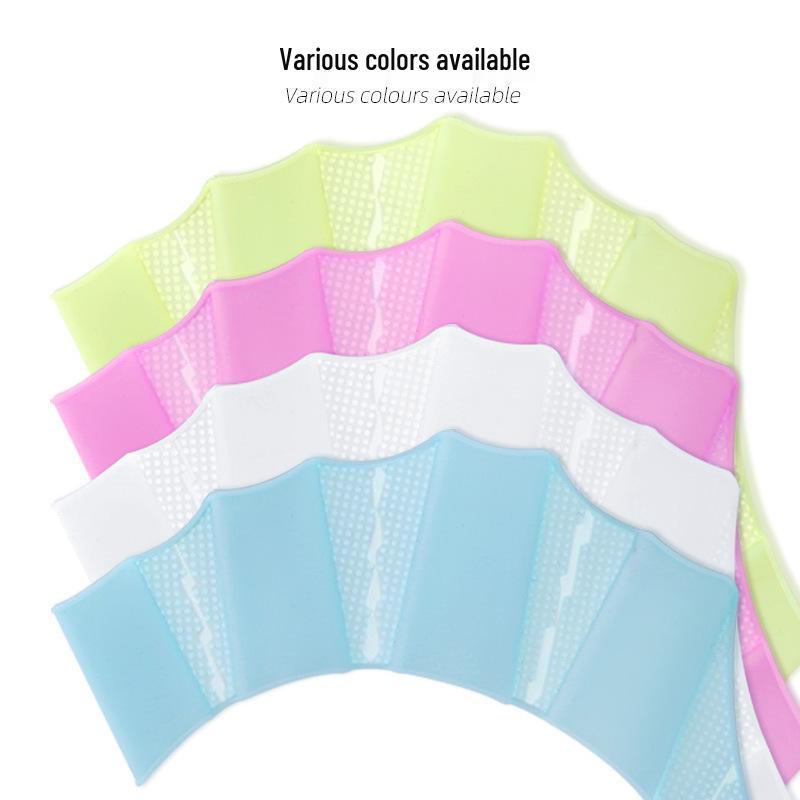 Silicone Swim Fins: Paddling & Diving Hand Sleeves