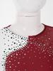 Girls' Ice Skating Leotard Dress Kids Long Sleeve Shiny Rhinestone Ballet Gymnastics Dance Clothes