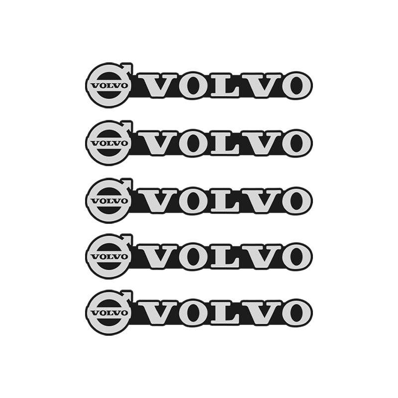 

3D Aluminum Car Audio Stereo Speaker Badge Emblem Sticker For Volvo C30 FH500 V50 S80 S60 XC90 XC40 V40 V70 V60 T6 XC60 FH16 S90