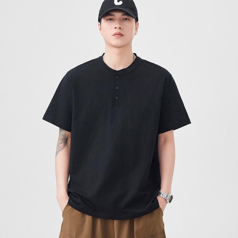 250g Short-sleeved T-shirt In Summer Comfortable Fit Cotton Vintage Blouse Niche T-shirt