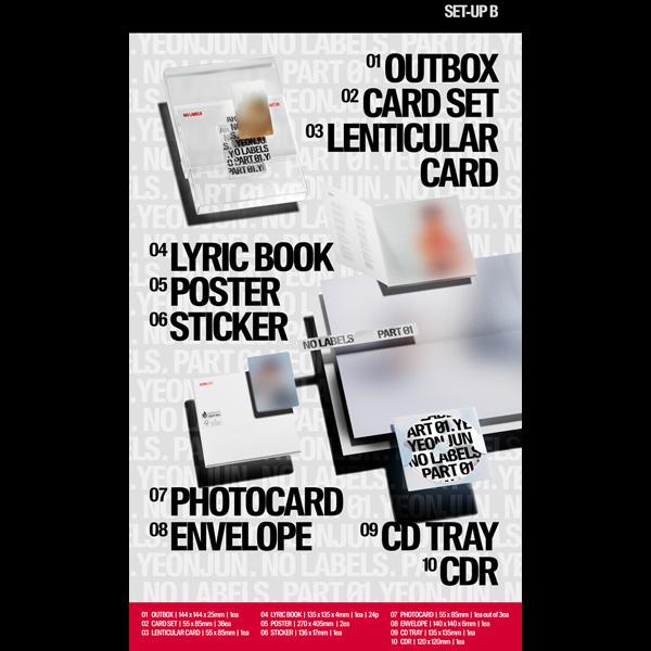 [Pre-order] YEONJUN - NO LABELS: PART 01 Random
