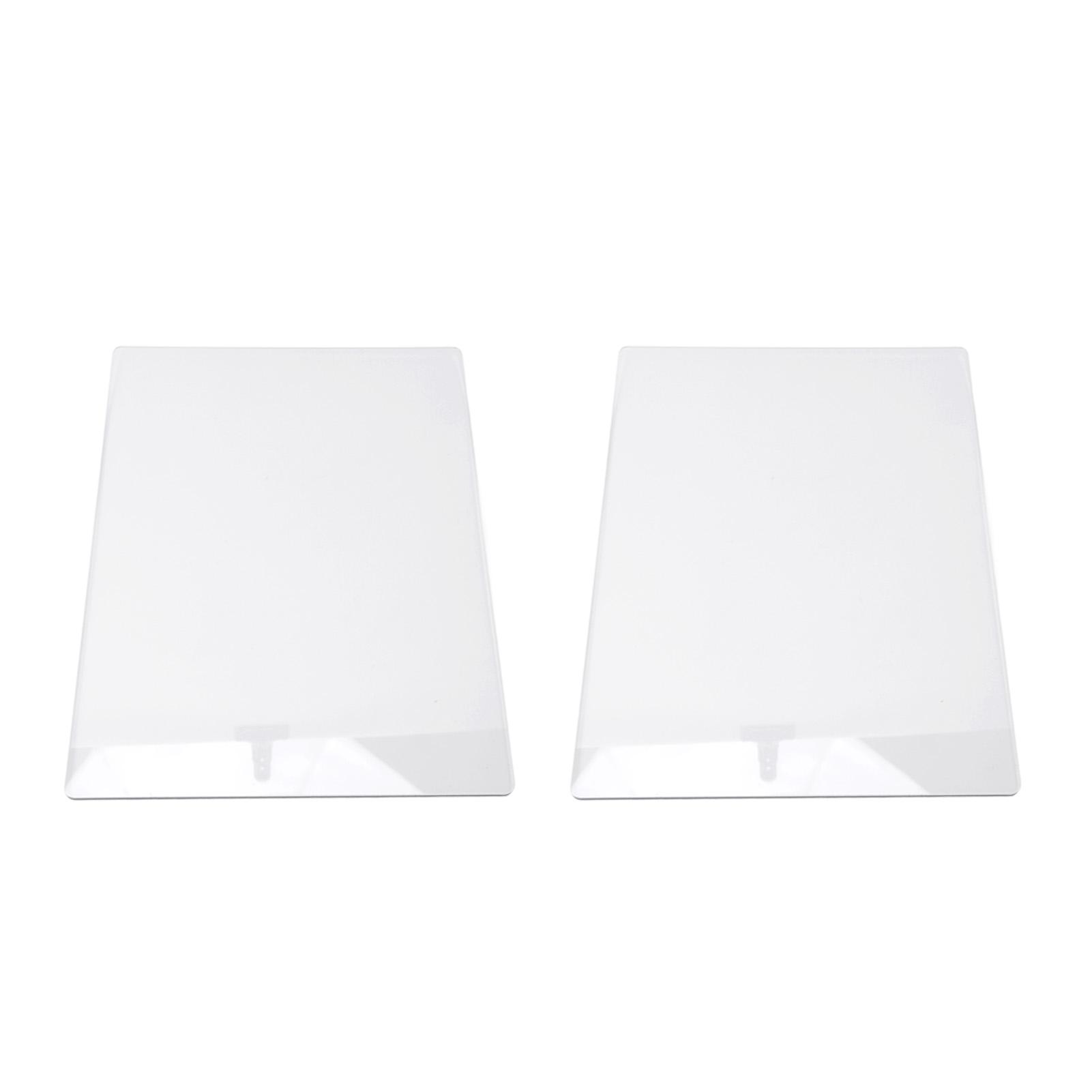 

2 шт. подложки для тиснения толщиной 3 мм акриловая подложка для коврика для бумаги, кожи, ткани, поделок 300x220mm / 11.8x8.7in