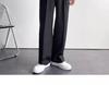 Men's Spring Japanese-Style Casual Black Wide-Leg Trousers 