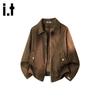 CHOCOOLATEit Women's Maillard Retro Suede Jacket