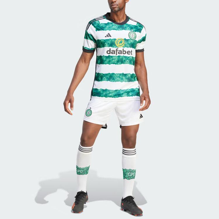 Adidas Celtic FC 23/24 Home Jersey White/Team Green Men Streetwear HY3343