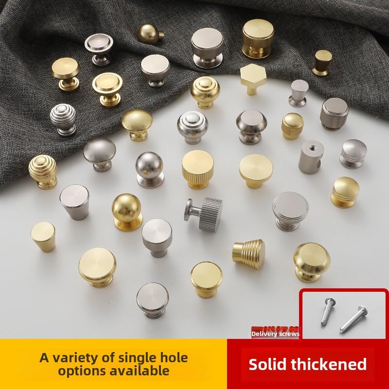 Simplicity Hardware Handles Drawer Cabinet Furniture Kitchen Handles for Cabinet Knob Door Drawer Furniture Kitchen Knob Golden