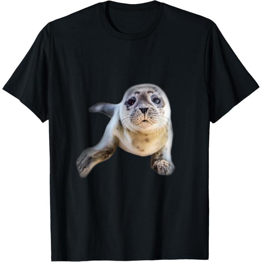 

Seal Baby Seal North Sea Gift T-Shirt XXXXXL чорний