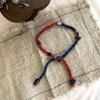 Herbstarmband aus gestricktem Pool-Stoff: Buntes Handgefertigtes Glasperlen Gewebtes Lanyard Anhänger Zubehör.