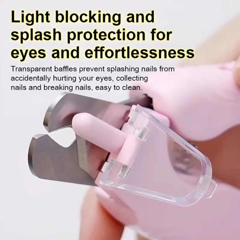 2-in-1 Pet Nail Trimmer Safety Lock Anti Splash Dog Nail Clipper Silent Operation Rechargeable Pet Claw Grooming Novice Use