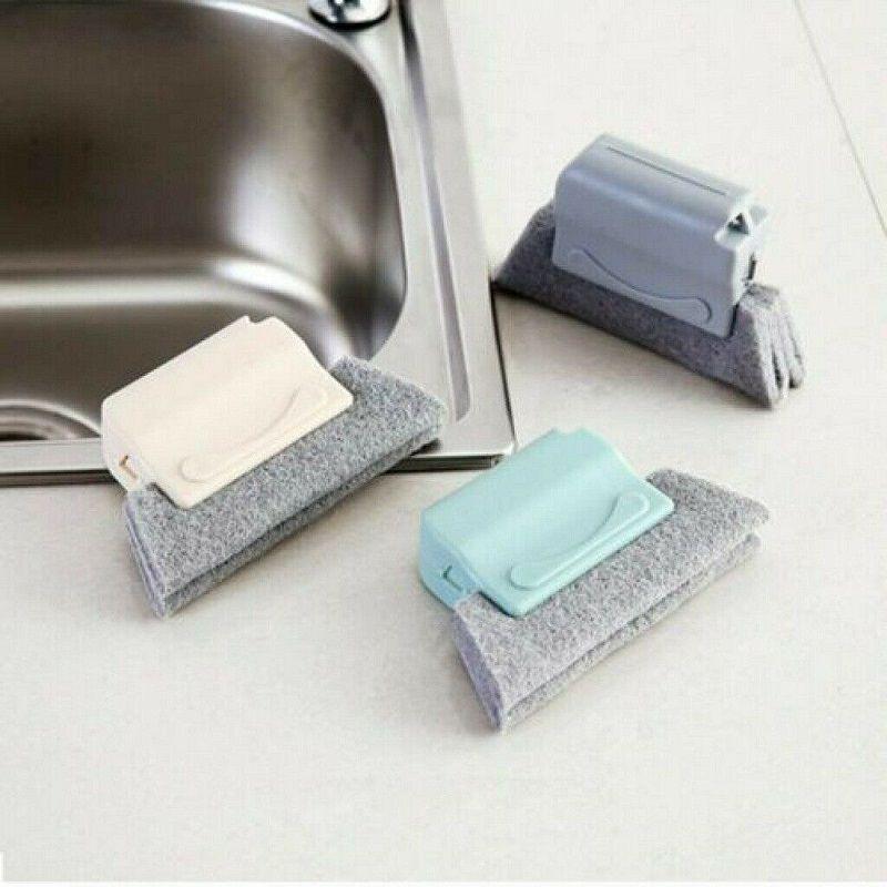 Eco-friendly Window Door Track Cleaning Brush With Durable Scouring Pad For Efficient Dust Removal