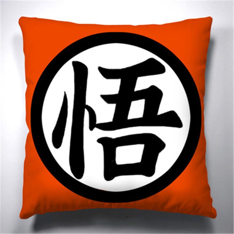 Anime Dragon Ball Pillow Cover Cartoons Son Goku Action Figures 45x45cm Square Pillowcase Sofa Decor Cushion Cover Toys Gifts