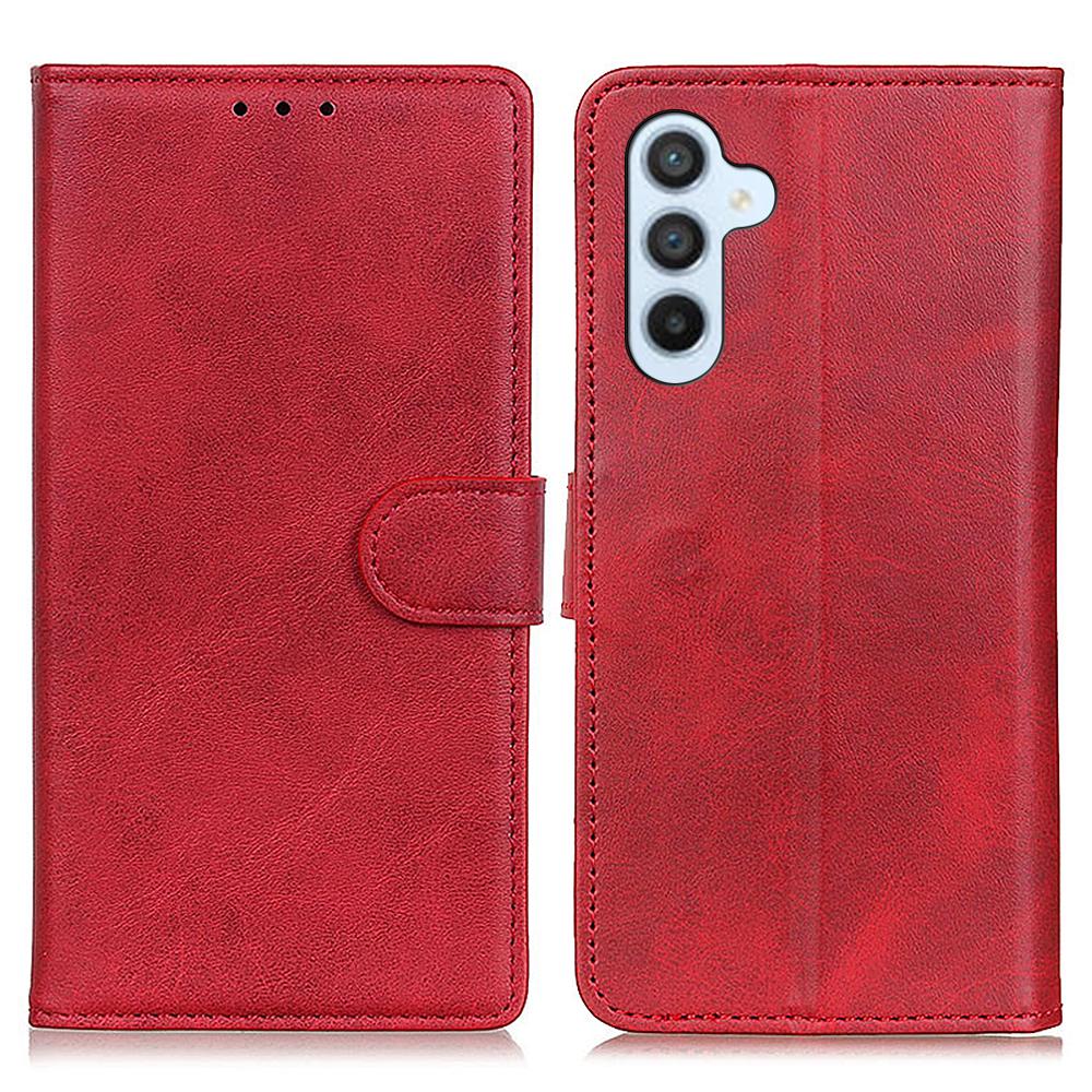 Etui na Samsung Galaxy A17 5G/A17 4G/A26 5G Skórzany Portfel z Teksturą Skóry Krowiej Pokrowiec na Telefon z Podstawką