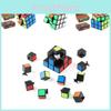 Colorful Educational Puzzle Cubes For Kids Set Of Six Smooth 5.7cm Magic Cubes