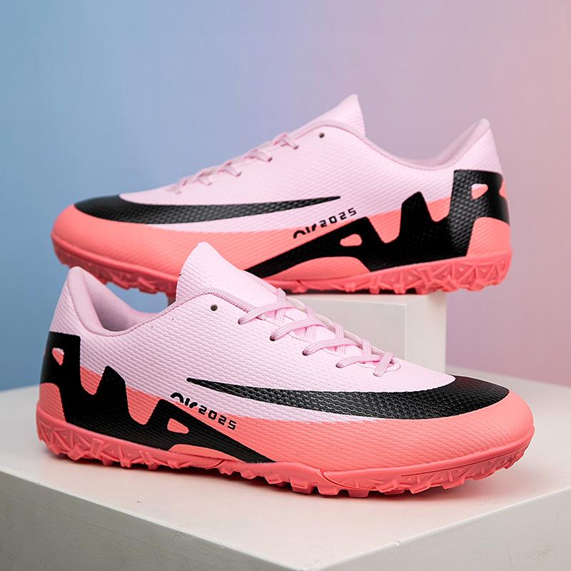 Children's Football Shoes Boys Teen Students Game Training Shoes Long Nails TF Shredded Nails Low Top 45 Large Size 46