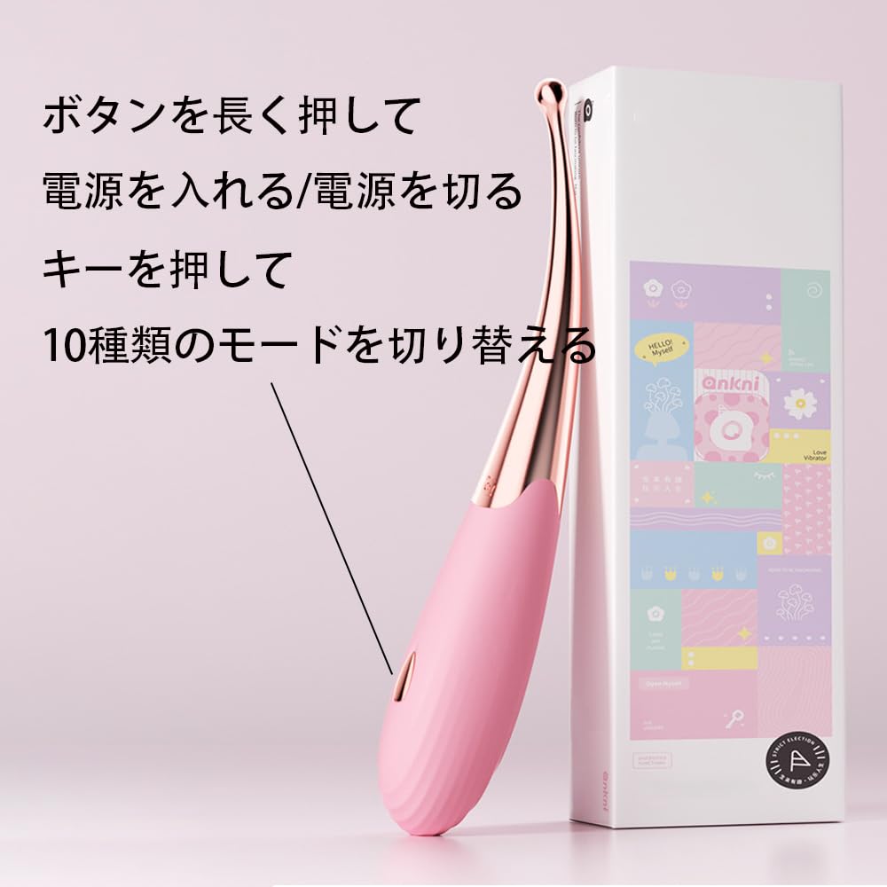 Vibrator for 10 Vibration USB 3 Different Contact Interchangeable Adult Toy for Beginners Women, Patterns, Rechargeable, Quiet, Heads, Parts, [Adult]