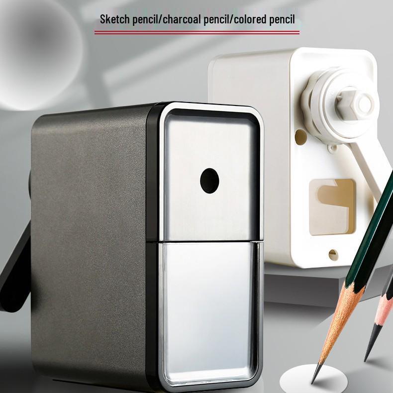 Dubbelgat Handzwengel Puntenslijper voor Studenten en Leraren