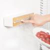 Dispenser per Pellicola da Parete Taglierina per Pellicola Estensibile Alimentare e Foglio di Alluminio Magnetico 2 in 1 Portarotolo Scatola Dispenser per Pellicola di Plastica Accessori da Cucina