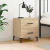 Bedside Table - Maison Exclusive - Sonoma Oak - Engineered Wood - 40x35x47.5 Cm