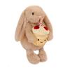 Adorable 30cm Jelly Rabbit Plush Toy Soft Short Fur Cake Decoration Gift Idea