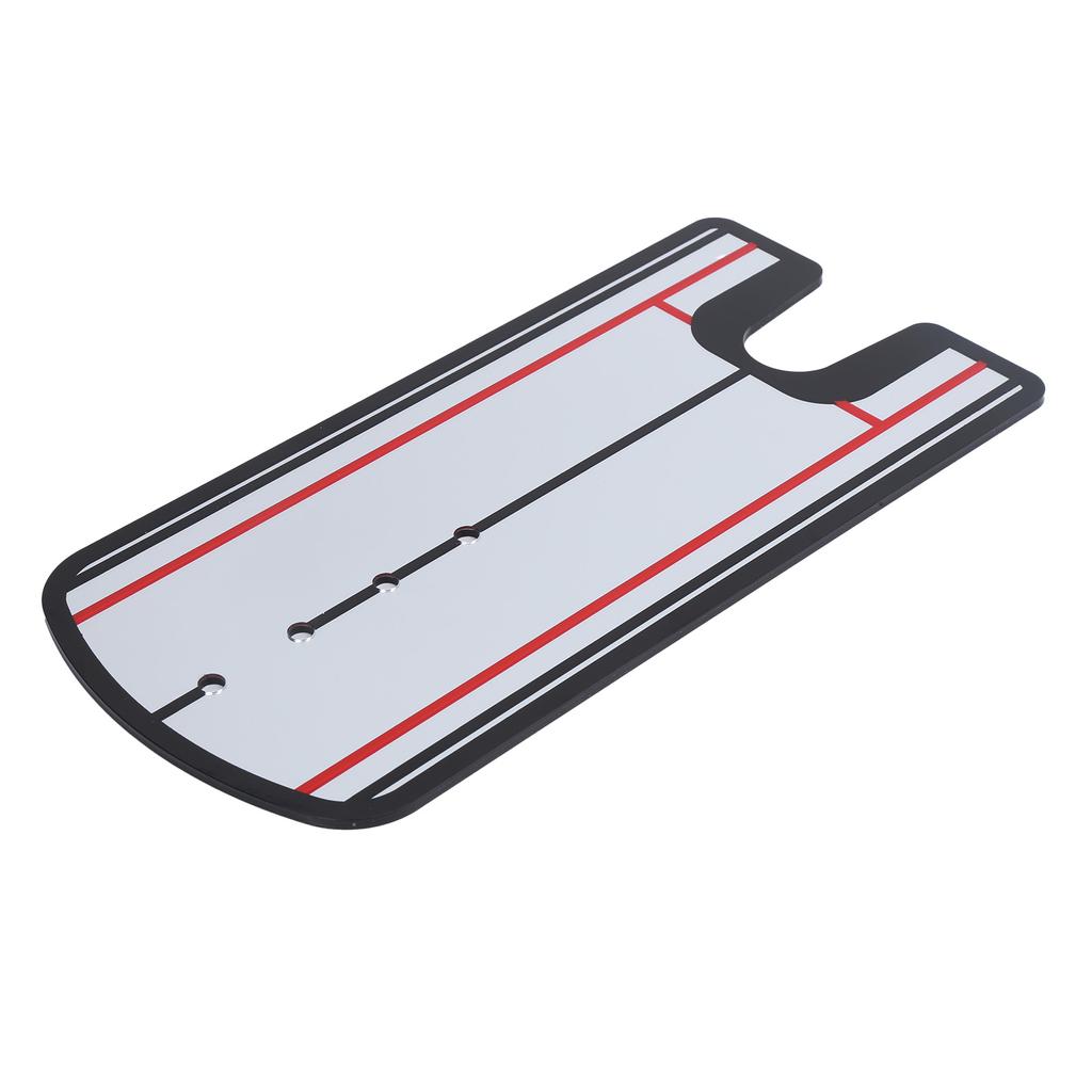 Golfschwung Gerade Übungsspiegel Tragbarer Golf Putting Spiegel Ausrichtungshilfe