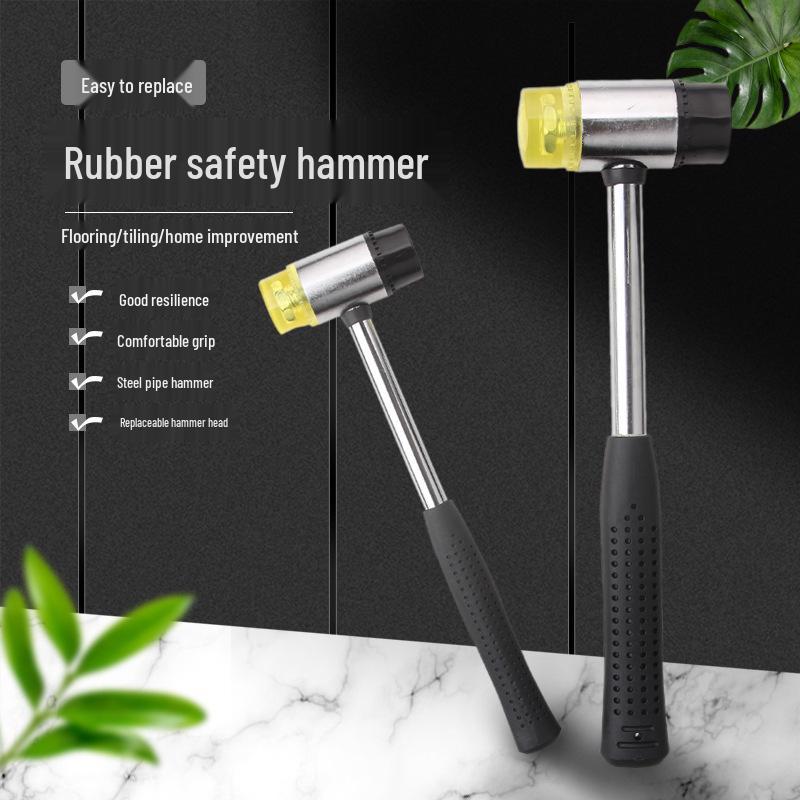 Multifunctional Detachable Double-Head Rubber Hammer for Home Installation