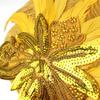 Feather Flapper Headband Masquerade Headpiece Mardi Gras Art Hair Accessories