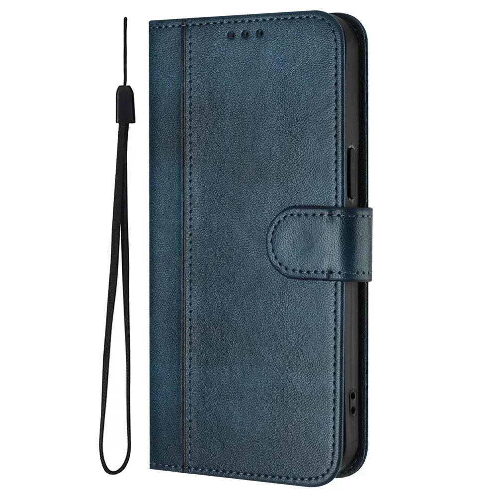 Retro Leather Phone Wallet Case For OPPO Reno 4 Lite 4F 5F 5 5Z 6 Lite 7 7Z 8 Z 8Z 8T 9 10 13 Pro 13F F Protective Stand Cover