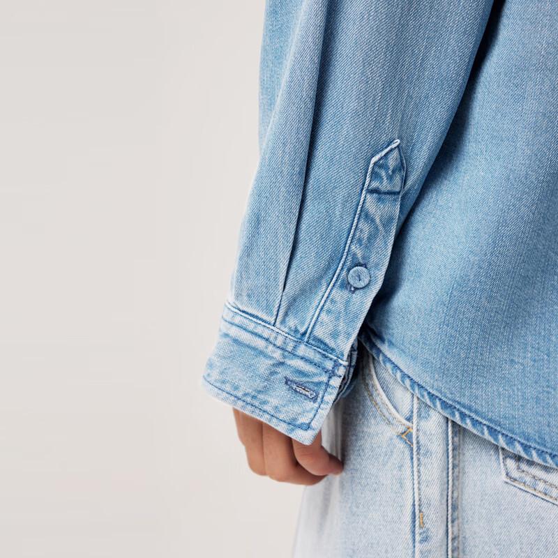 CROQUIS Men's Loose Fit Lyocell Long-Sleeve Casual Shirt