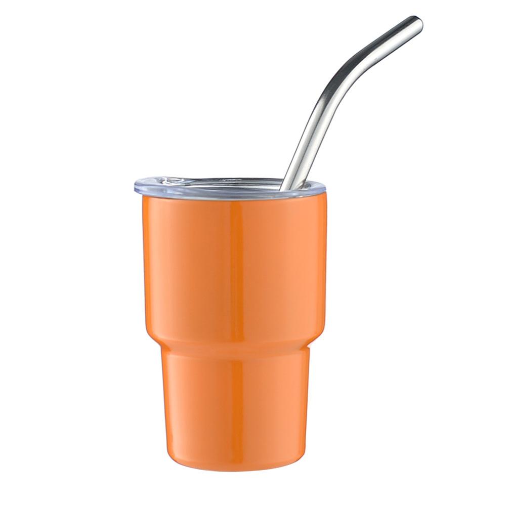 1PC 3oz Mini Tumblers with Lid and Straw Stainless Steel Sublimation Water Bottles Metal Shot Glasses Summer Winter Drinkware Li Practical Use