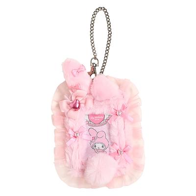 Sanrio Card Case Saro My Melody PU Ages 550892 (Mellow Miusa) Polyester, Steel, Leather, PVC, PP, 3+,