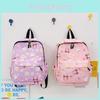 Trendy Stylish Large Capacity Nylon Backpack For Kids With Cute Cartoon Patterns And Lightweight Design