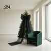 Extra Grote Tule Strikken voor Feesten 79x20 Inch Reuzenstrik Kerstboom Topper, Oversized Groot met Lange Banden Ornament Slinger Huisfeest Bruiloft
