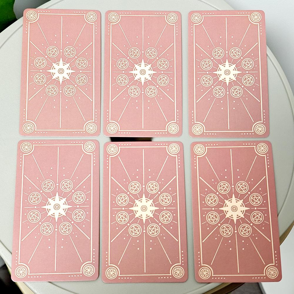 Tarotový systém 10,3*6 cm Radostná cesta Tarot Rider-Waite Cartoon Roztomilý tarotový balíček 79 ks karet (obsahuje 1 speciální kartu)